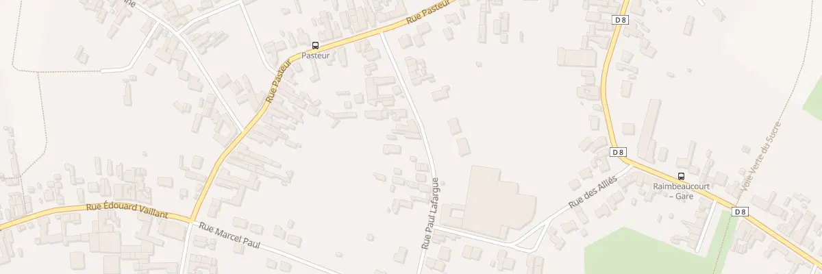 Plan du 127 Rue Paul Lafargue à Raimbeaucourt