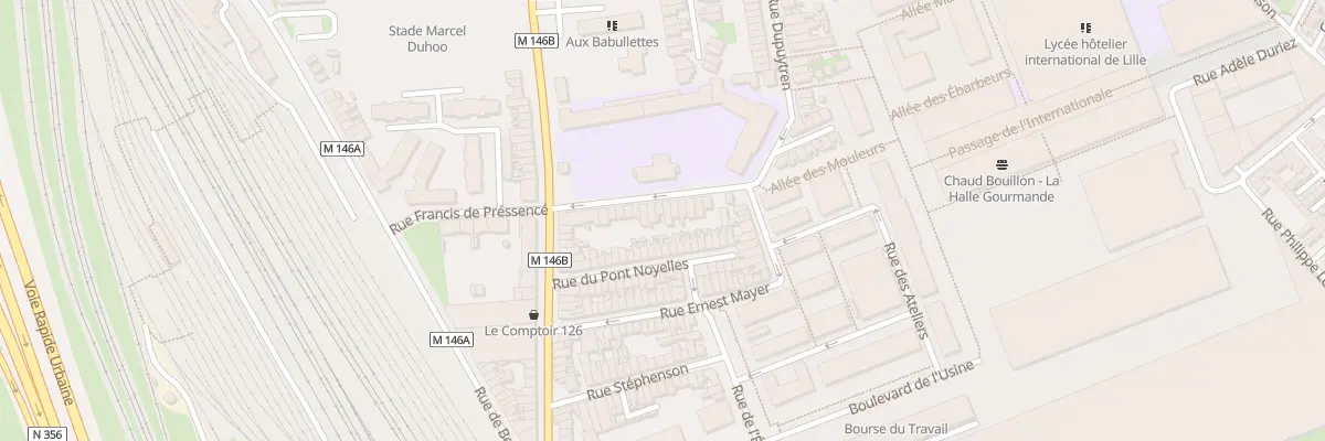 Plan du 24 Rue du Vieux Moulin à Lille