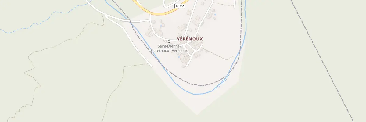 Plan du 5330 Verenoux à Saint-Étienne-Estréchoux