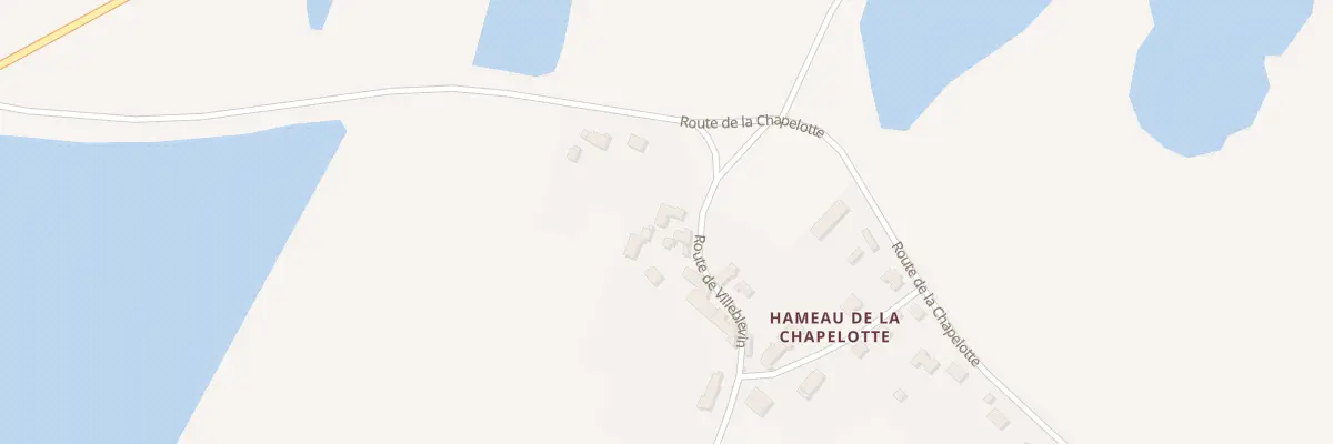 Plan du 828 Hameau de la Chapelotte à Villeneuve-la-Guyard