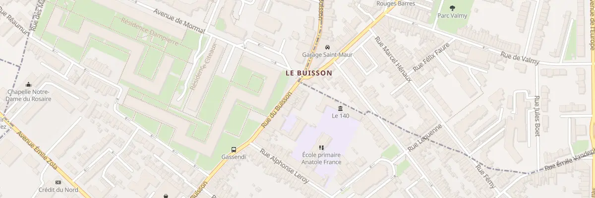Plan du 132 Rue du Buisson à Lille