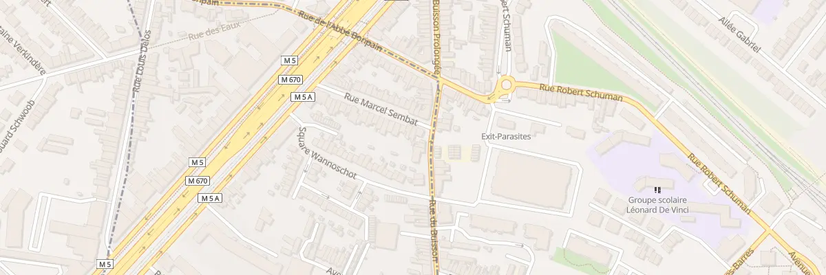 Plan du 32 Rue Marcel Sembat à Lille