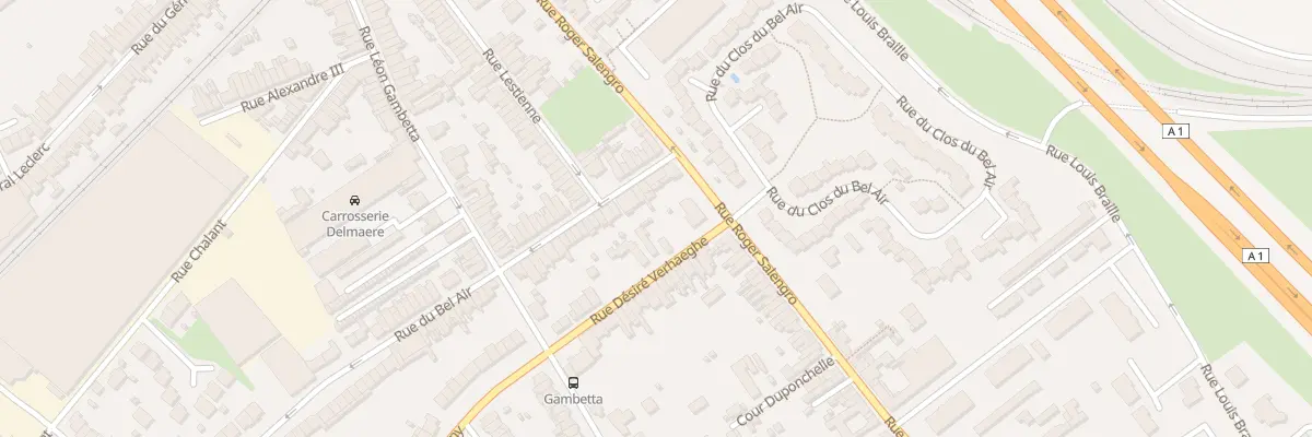 Plan du 5 Rue du Bel Air à Ronchin