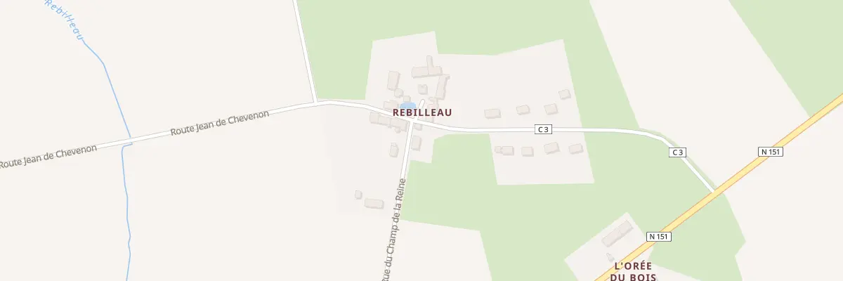 Plan du 3 Rue du Champ de la Reine à Varennes-lès-Narcy