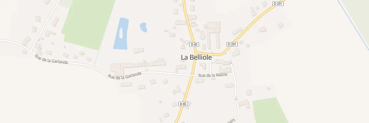 Plan du 11 Vc Grande Rue à La Belliole