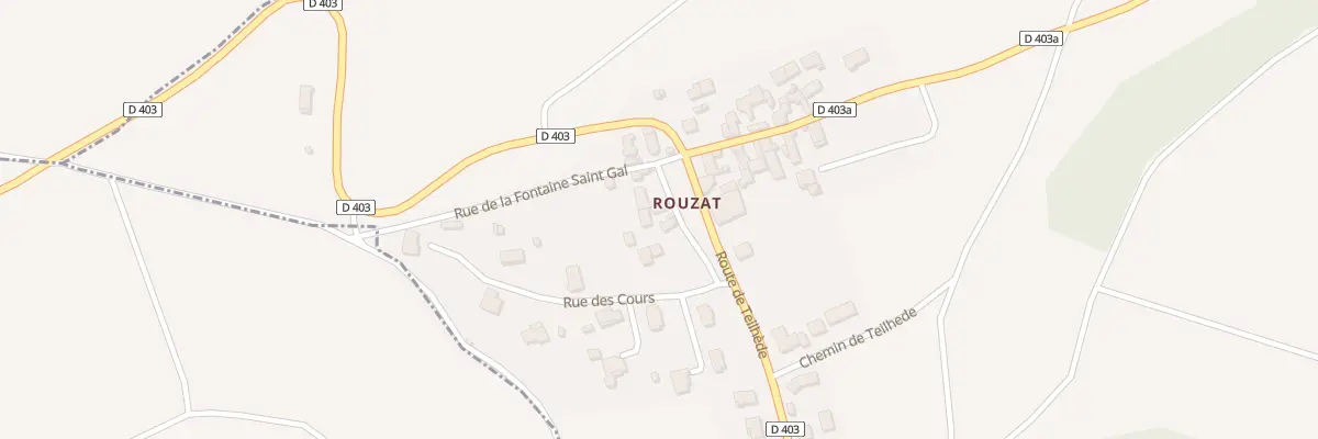 Plan du 3 Qua de la Fontaine St Gal à Beauregard-Vendon