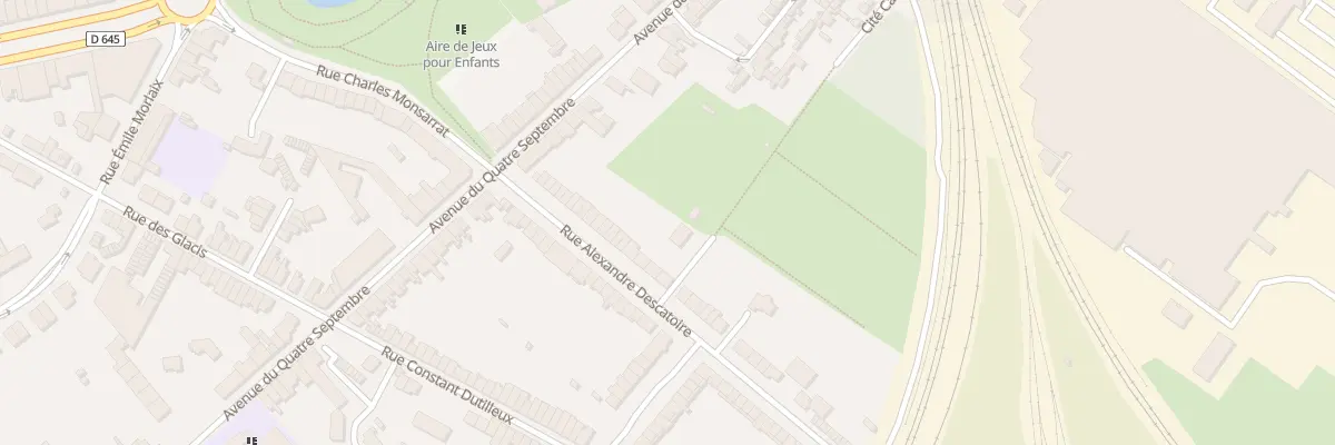 Plan du 139 Rue Alexandre Descatoire à Douai