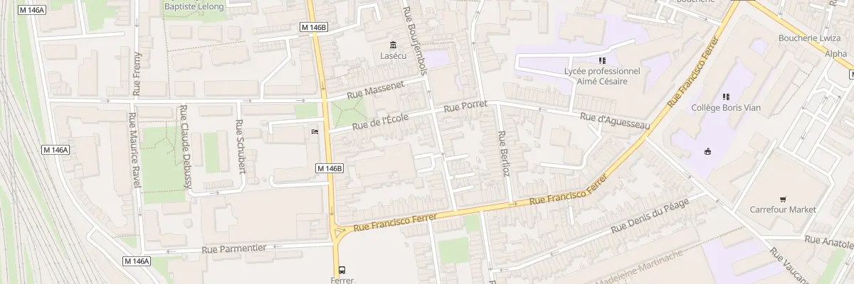 Plan du 14 Rue des Noirs à Lille