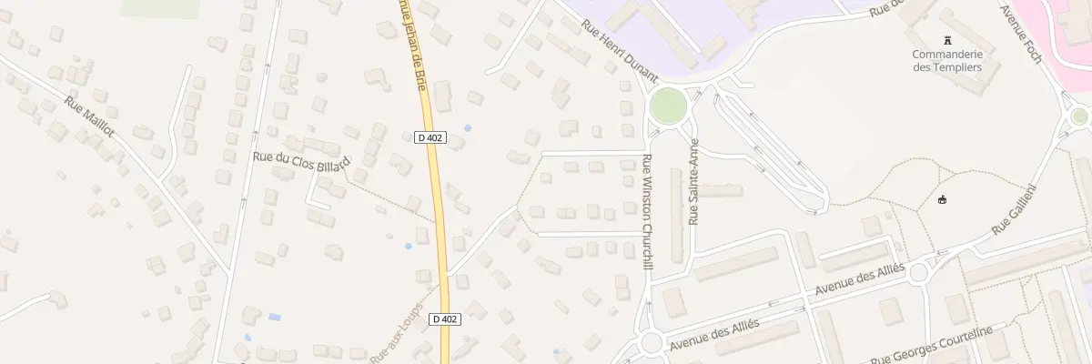 Plan du 7 Rue de la Sente aux Loups à Coulommiers