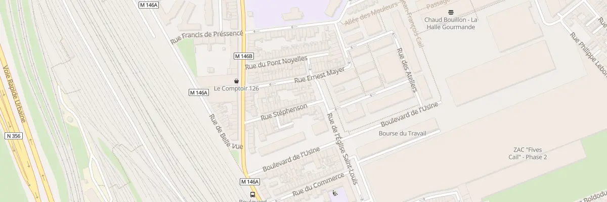 Plan du 27 Rue Stephenson à Lille