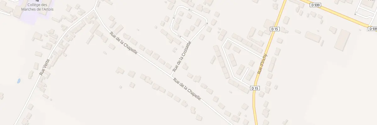 Plan du 265 Rue de la Chapelle à Marquion