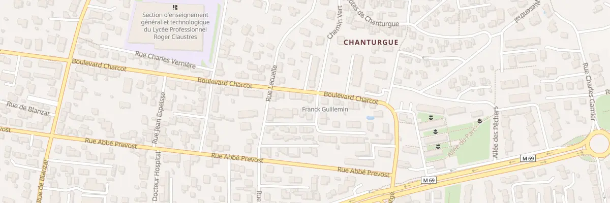 Plan du 25 Bd Charcot à Clermont-Ferrand