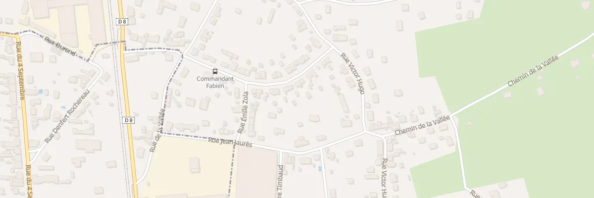 Plan du 93 Rue Cdt Fabien à Garchizy