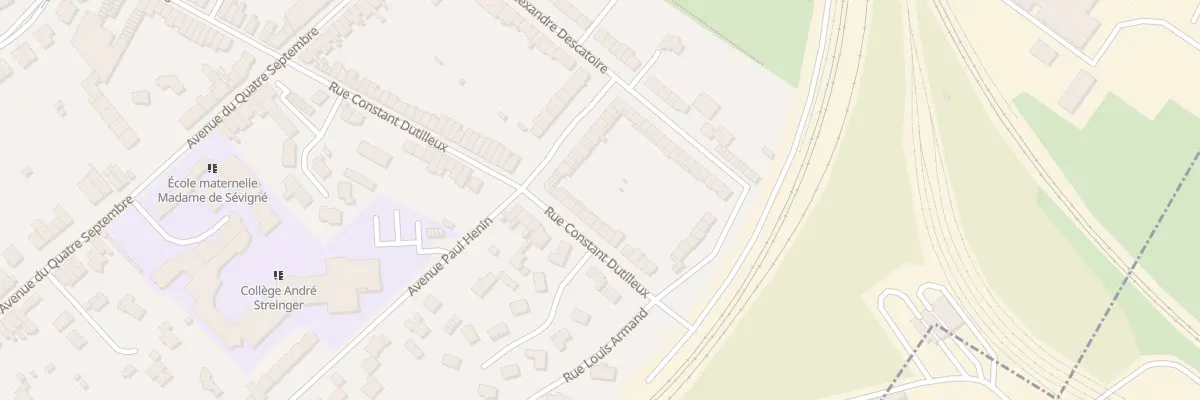 Plan du 251 Rue Constant Dutilleux à Douai