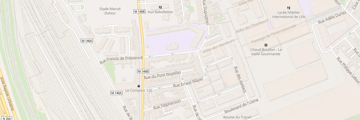 Plan du 30 Rue du Vieux Moulin à Lille