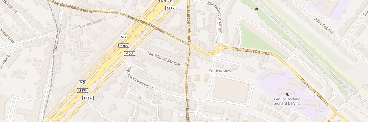 Plan du 261 Rue du Buisson à Lille