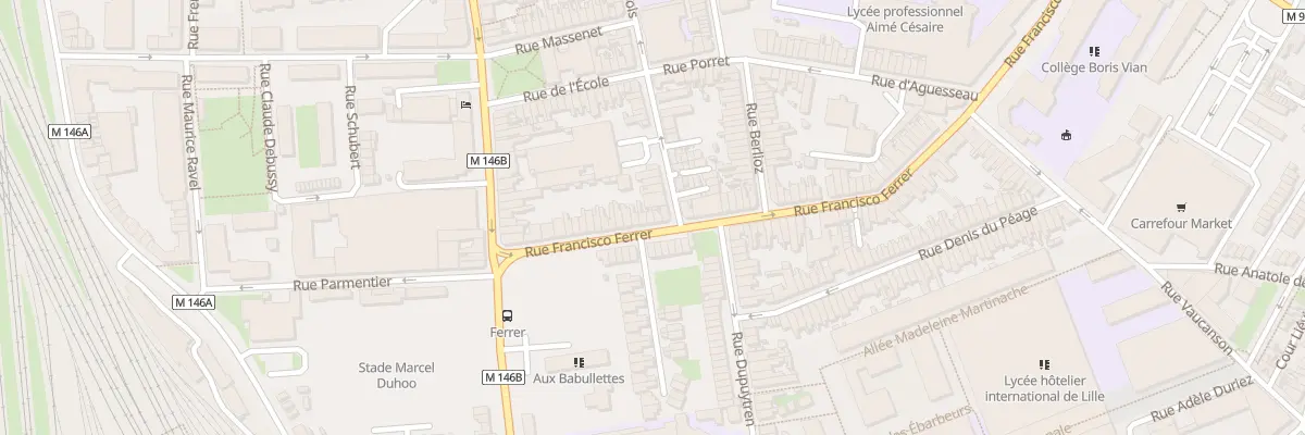 Plan du 35 Rue Francisco Ferrer à Lille
