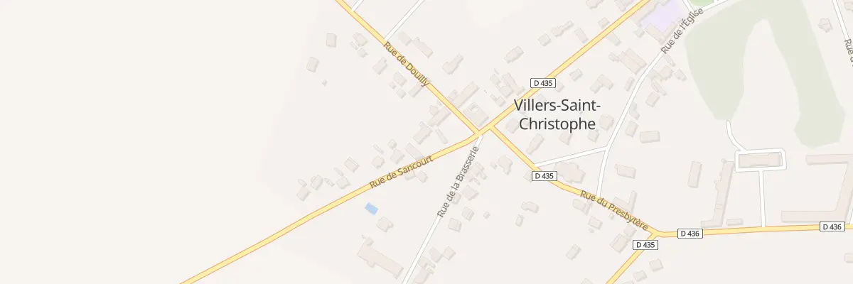 Plan du 2B Rue de Sancourt à Villers-Saint-Christophe