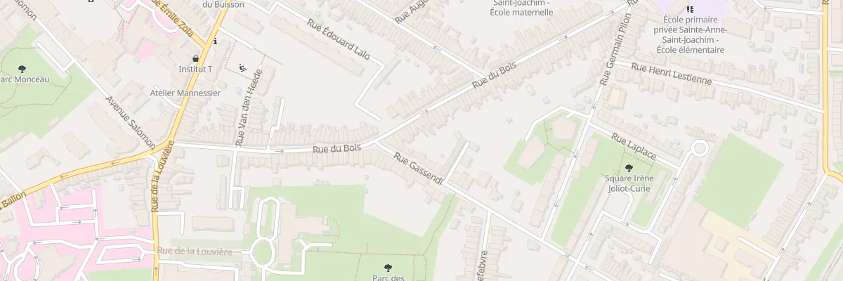 Plan du 90 Rue du Bois à Lille