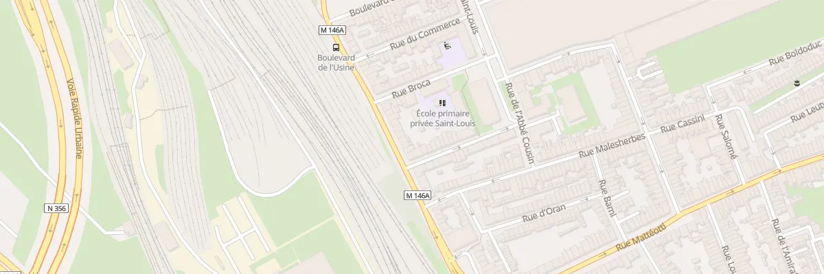 Plan du 217 Rue du Long Pot à Lille