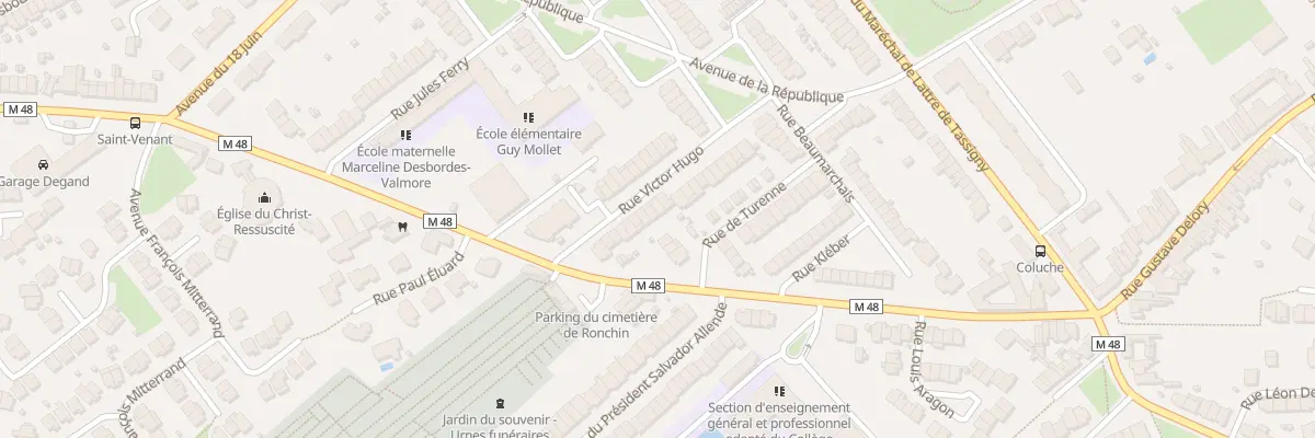 Plan du 25 Rue Victor Hugo à Ronchin