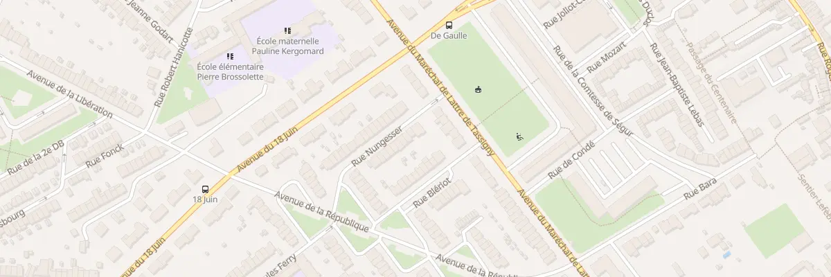Plan du 3 Rue Nungesser à Ronchin