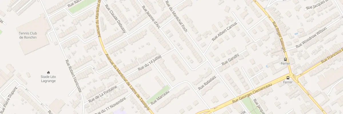Plan du 62 Rue Jeanne d’Arc à Ronchin
