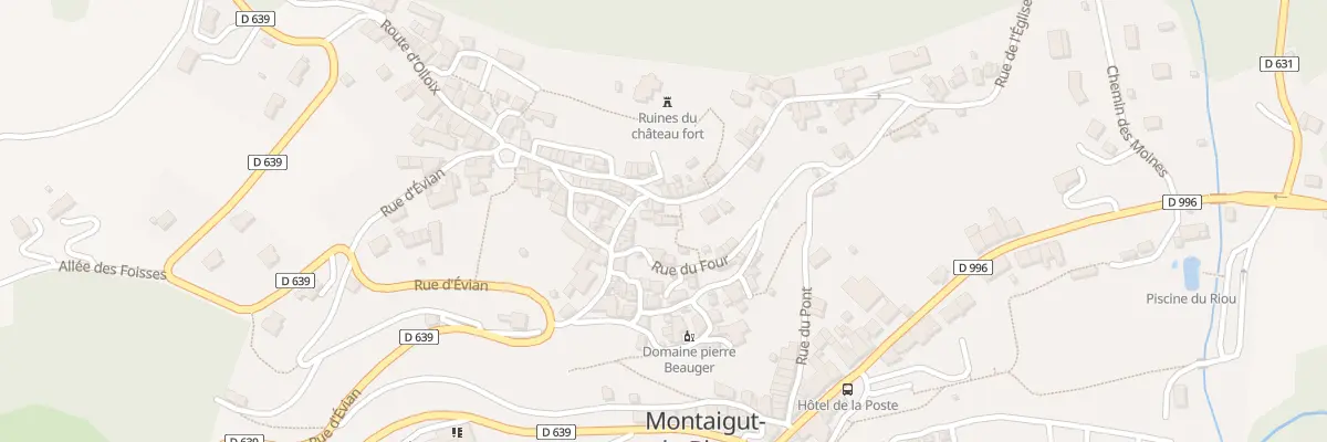 Plan du 18 Rue de l’Eglise à Montaigut-le-Blanc
