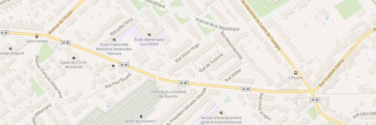 Plan du 23 Rue Victor Hugo à Ronchin