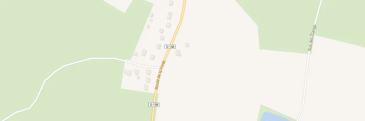 Plan du 23 Rte de la Forêt à Chaulgnes