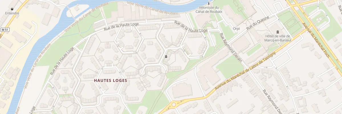 Plan du 11 Rue des Enseignes à Marcq-en-Barœul