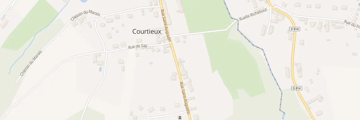 Plan du 9 Rue Saint-Augustin à Courtieux