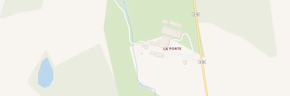 Plan du 117 La Porte à Villeneuve-les-Genêts
