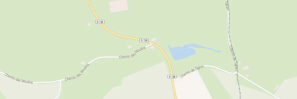 Plan du 14 Rte de Chaulgnes à Champvoux