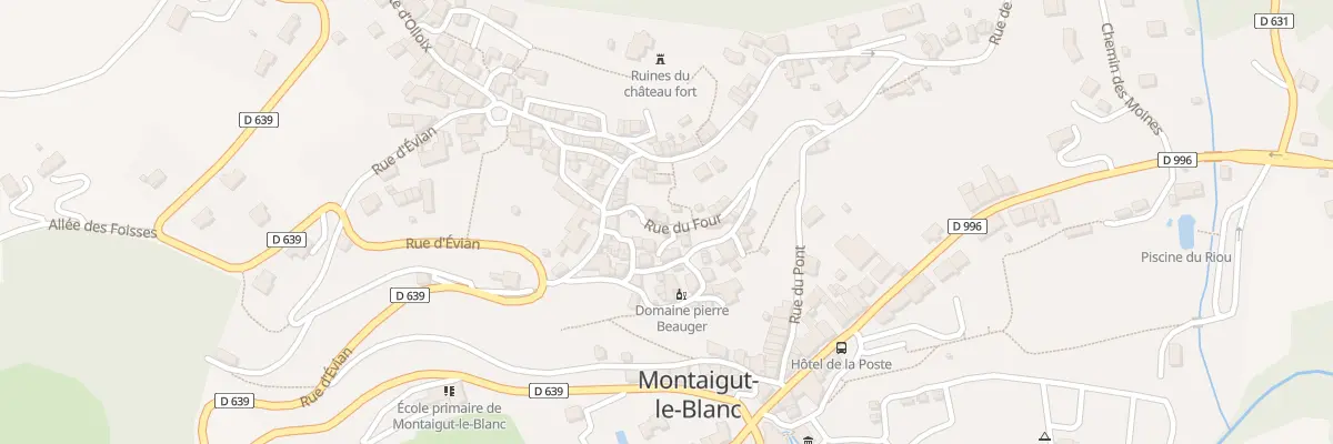Plan du 5 Rue du Four à Montaigut-le-Blanc