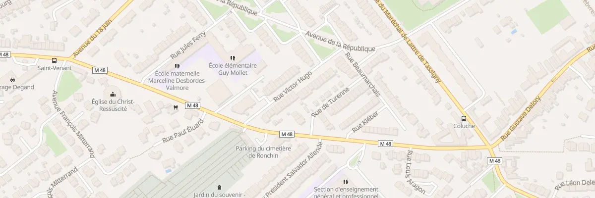 Plan du 21 Rue Victor Hugo à Ronchin