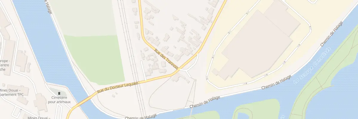 Plan du 839 Rue des Trannois à Douai