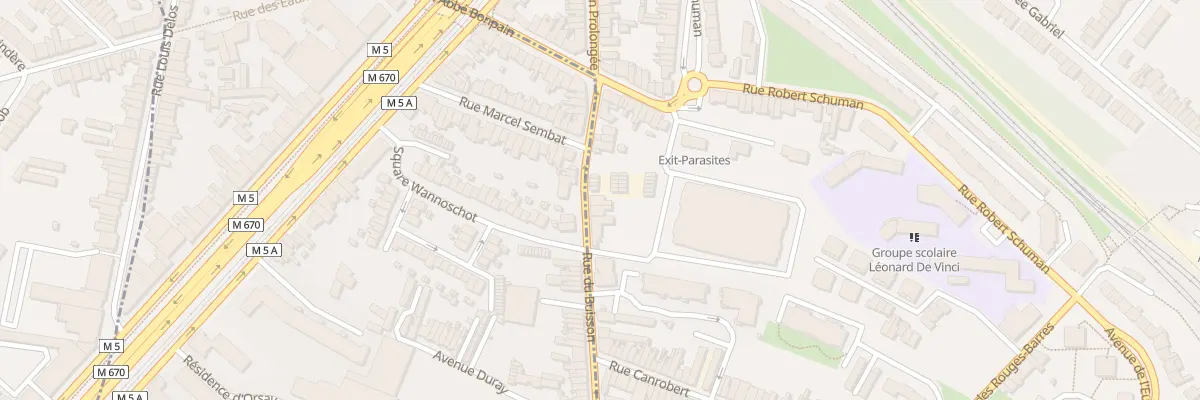 Plan du 228 Rue du Buisson à Marcq-en-Barœul