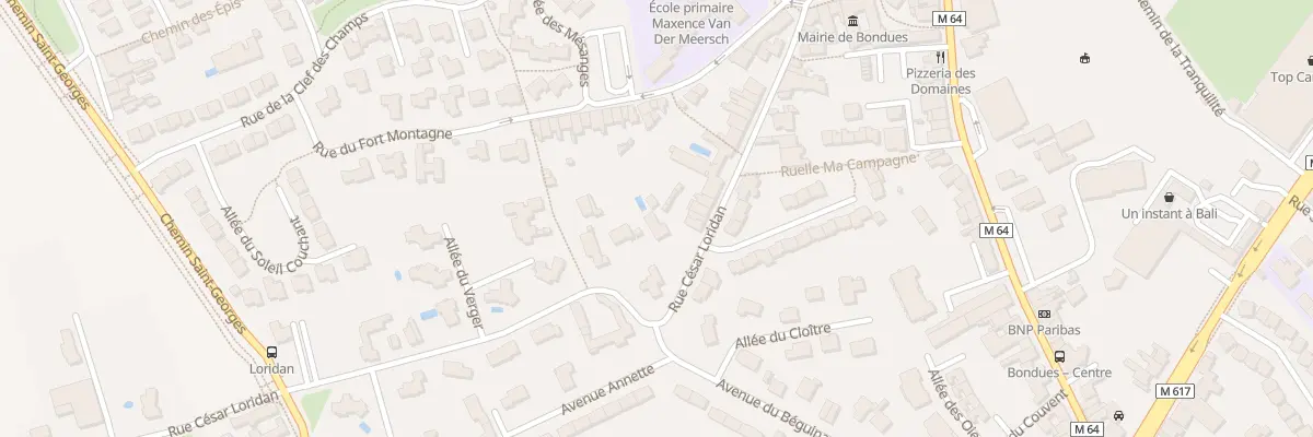 Plan du 29B Rue César Loridan à Bondues