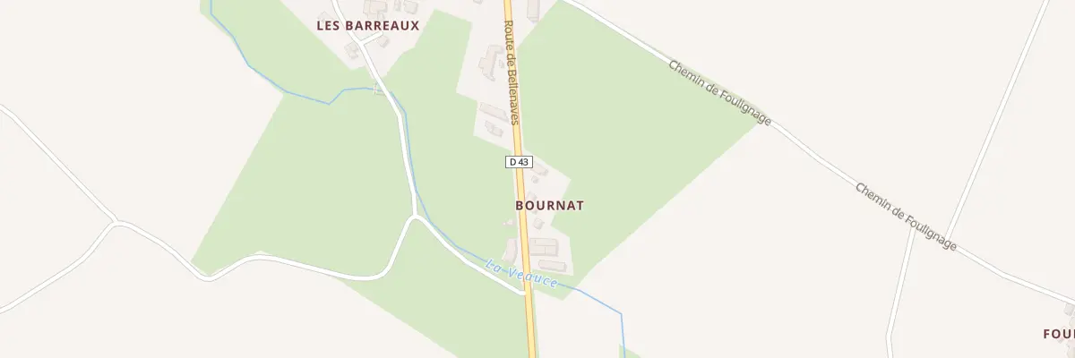 Plan du 8 Rte de Bellenaves à Vicq