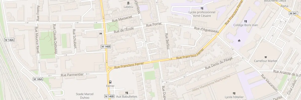 Plan du 11 Rue des Noirs à Lille