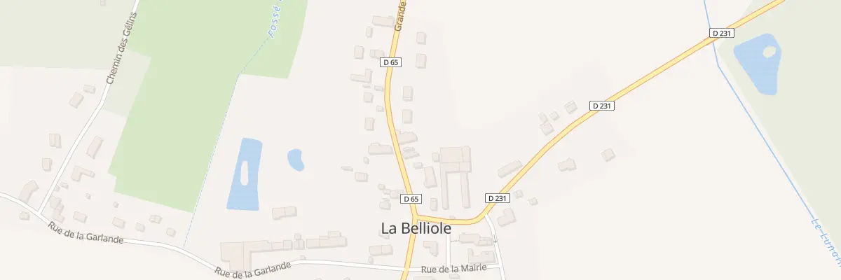 Plan du 22 Vc Grande Rue à La Belliole