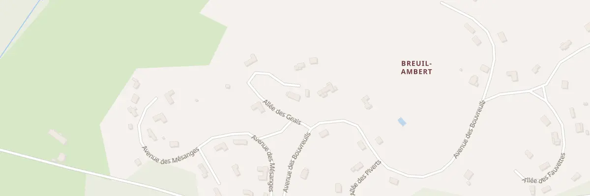 Plan du 4 All des Geais à Saint-Fargeau