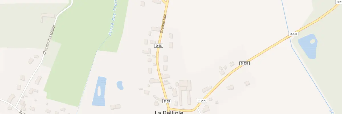 Plan du 26 Vc Grande Rue à La Belliole