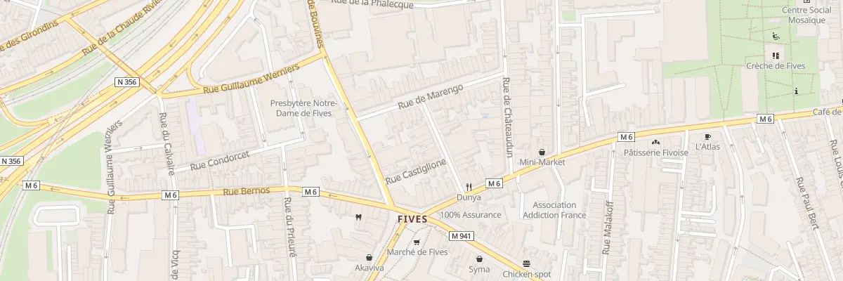 Plan du 11 Rue de Friedland à Lille