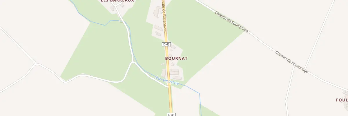 Plan du 6 Rte de Bellenaves à Vicq