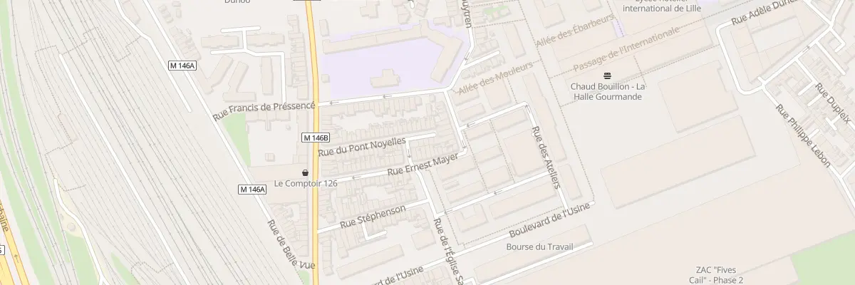 Plan du 34 Rue du Pont Noyelles à Lille
