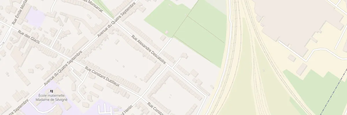 Plan du 177 Rue Alexandre Descatoire à Douai