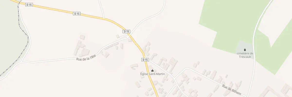 Plan du 20 Rue d’Havrincourt à Trescault