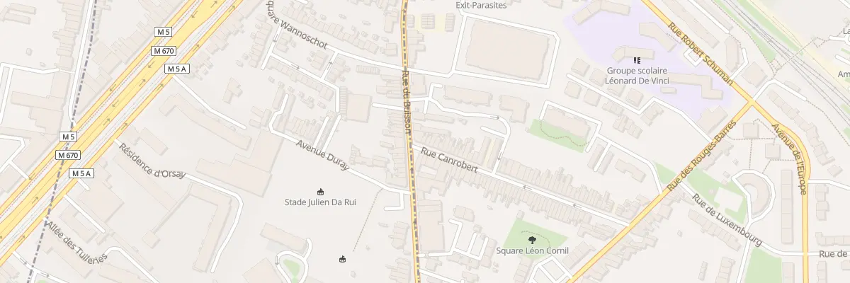 Plan du 92 Rue Canrobert à Marcq-en-Barœul